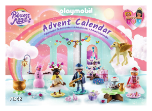 Manual de uso Playmobil set 71348 Princess Magic Calendario de Adviento - Arcoíris de Navidad