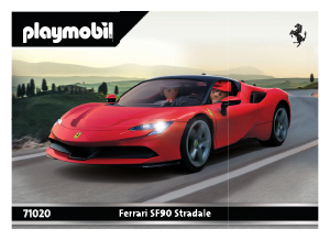 Bedienungsanleitung Playmobil set 71020 Promotional Ferrari SF90 Stradale