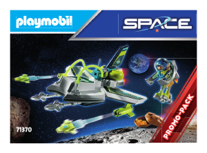 Manual Playmobil set 71370 Space Drone