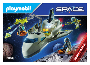Bedienungsanleitung Playmobil set 71368 Space Shuttle auf Mission