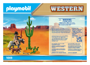 Instrukcja Playmobil set 1003 Western Szeryf