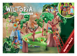 Bedienungsanleitung Playmobil set 71142 Wiltopia Wiltopia - Tropischer Dschungel-Spielplatz