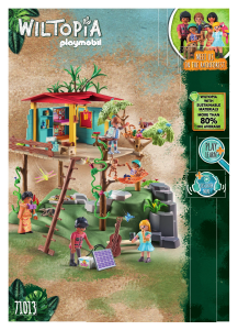 Használati útmutató Playmobil set 71013 Wiltopia Wiltopia - Family Tree House
