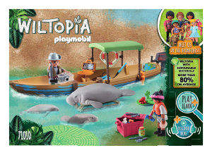 Bedienungsanleitung Playmobil set 71010 Wiltopia Wiltopia - Bootsausflug zu den Seekühen