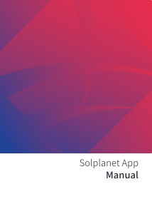 Handleiding Solplanet App