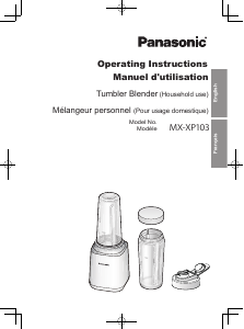 Mode d’emploi Panasonic MX-XP103 Blender