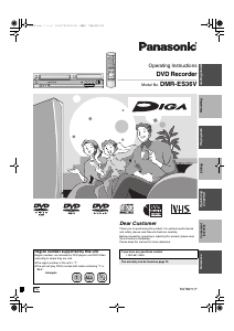 Handleiding Panasonic DMR-ES36 DVD speler