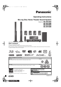 Handleiding Panasonic SC-BT300 Home cinema set