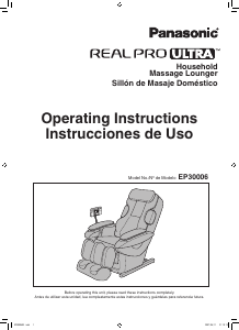 Manual Panasonic EP-30006 Real Pro Ultra Massage Device