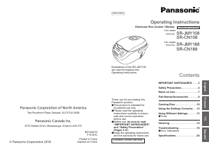 Handleiding Panasonic SR-CN188 Rijstkoker