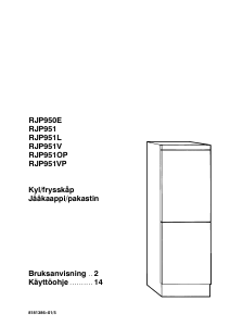 Käyttöohje Rosenlew RJP951V Jääkaappipakastin