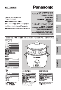 Manual Panasonic SR-G06FGE Steam Cooker