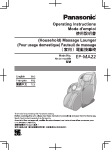 Handleiding Panasonic EP-MA22 Massageapparaat