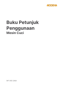 Panduan Modena WF 955 SAM Mesin Cuci
