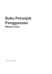 Panduan Modena WF 1030 VDWH Mesin Cuci