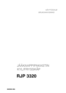 Käyttöohje Rosenlew RJP3320 Jääkaappipakastin
