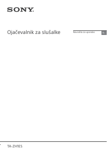 Priročnik Sony TA-ZH1ES Ojačevalnik