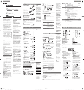 Brugsanvisning Sony ICD-SX56 Diktafon