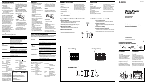 Bedienungsanleitung Sony XM-2165GTX Autoverstärker