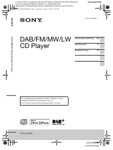 Bruksanvisning Sony CDX-DAB500U Bilradio