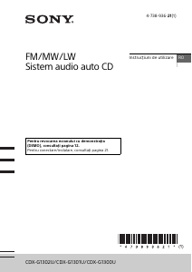 Manual Sony CDX-G1301U Player auto