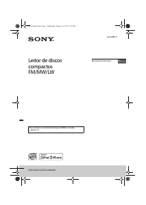Manual Sony CDX-G2000UI Auto-rádio