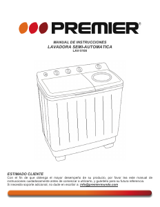 Manual de uso Premier LAV-5108 Lavadora
