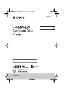 Manual Sony CDX-GT660UV Auto-rádio