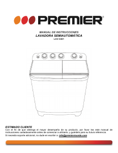 Manual de uso Premier LAV-5481 Lavadora