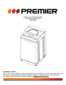 Manual de uso Premier LAV-5491A Lavadora