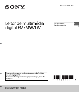 Manual Sony DSX-A200UI Auto-rádio