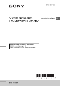Manual Sony DSX-A416BT Player auto