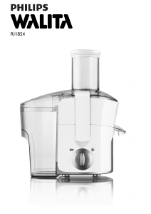 Manual Philips Walita RI1854 Centrifugadora