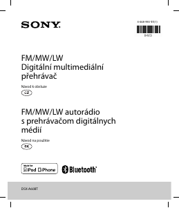Manuál Sony DSX-A60BT Autorádio
