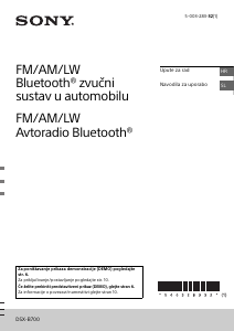 Priručnik Sony DSX-B700 Radioprijamnik za automobil