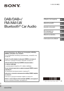 Návod Sony DSX-B710D Autorádio