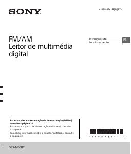 Manual Sony DSX-M55BT Auto-rádio