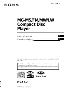 Handleiding Sony MEX-5DI Autoradio