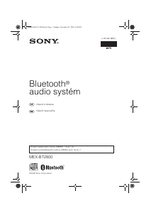 Manuál Sony MEX-BT2800 Autorádio