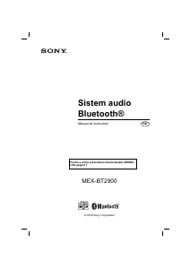 Manual Sony MEX-BT2900 Player auto