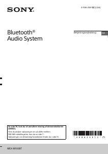 Brugsanvisning Sony MEX-M100BT Bilradio