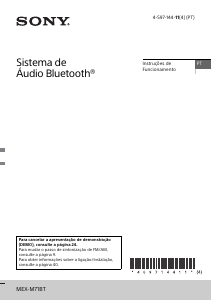 Manual Sony MEX-M71BT Auto-rádio