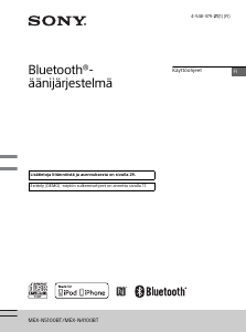 Käyttöohje Sony MEX-N4100BT Autoradio