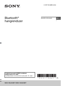 Használati útmutató Sony MEX-N4200BT Autórádió