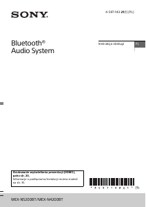 Instrukcja Sony MEX-N4200BT Radio samochodowe