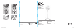 Handleiding OK OSF 4331-W Ventilator