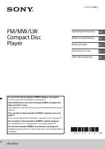 Manuale Sony WX-800UI Autoradio