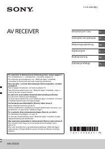 Manual Sony XAV-3550D Auto-rádio