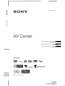 Handleiding Sony XAV-601BT Autoradio