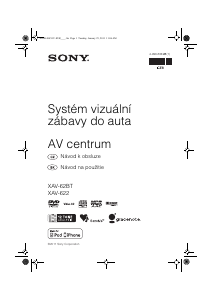 Návod Sony XAV-62BT Autorádio